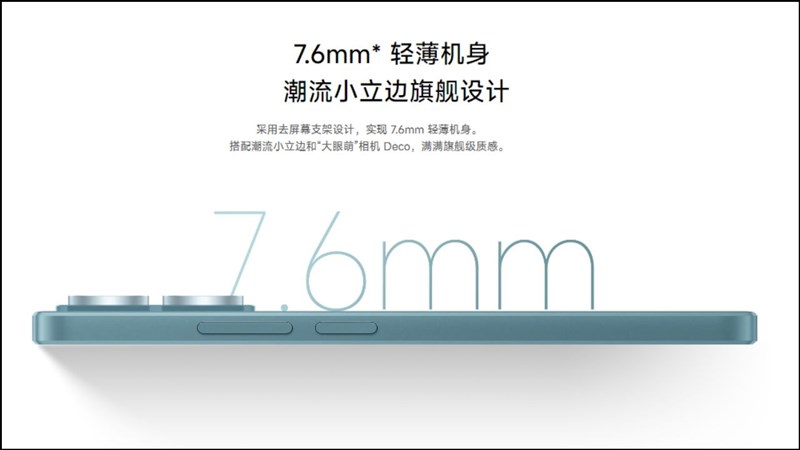 Redmi Note 13 có tổng thể mỏng nhẹ và hiện đại. Redmi Note 13 có tổng thể mỏng nhẹ và hiện đại.