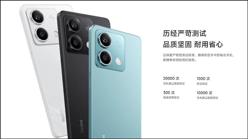 Mặt lưng của Redmi Note 13 có thiết kế đẹp mắt và thanh lịch Mặt lưng của Redmi Note 13 có thiết kế đẹp mắt và thanh lịch