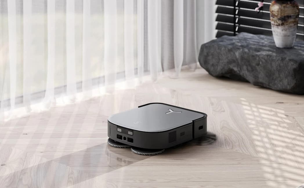 Ecovacs X2 omni mặt vuông tinh tế 4 Công suất lau ổn định