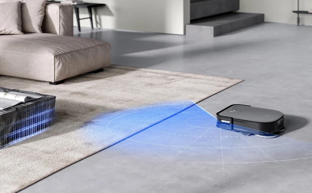 Ecovacs X2 omni mặt vuông tinh tế 3 Thiết kế đột phá mới dọn dẹp nhà cửa siêu sạch