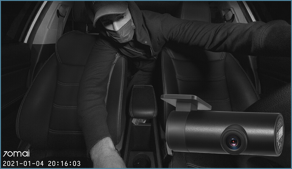 mắt cam 70mai FC02 ghi hình bên trong xe - 3