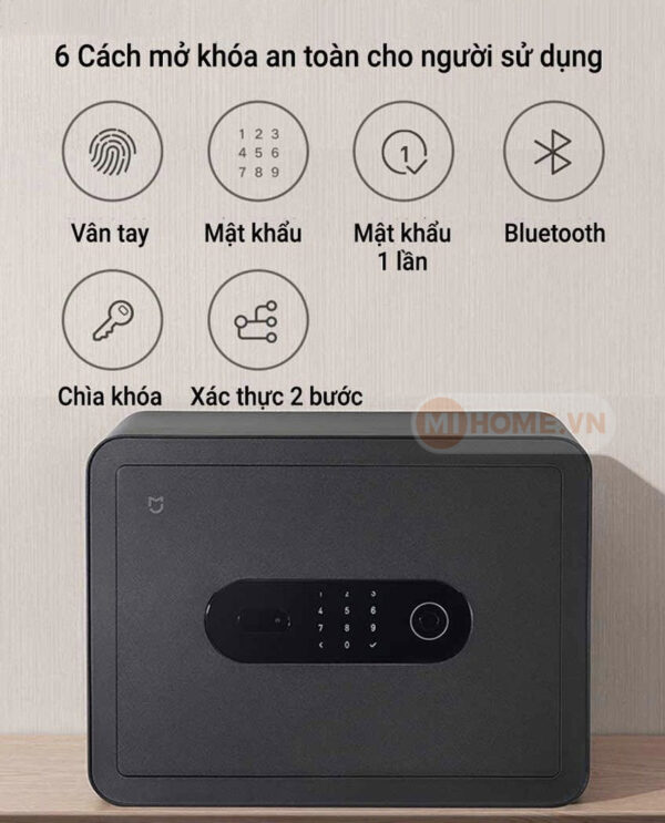 Két sắt điện tử vân tay Xiaomi Mijia