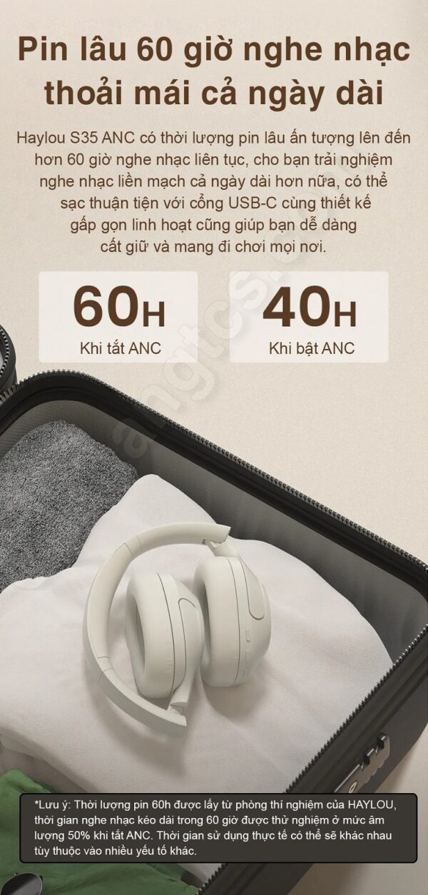 Tai nghe không dây Xiaomi Haylou S35 ANC