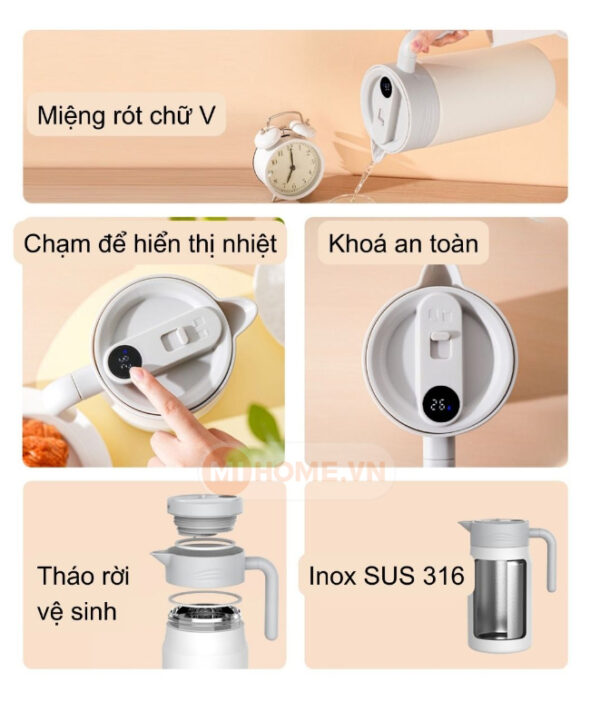 Bình nước giữ nhiệt Xiaomi Quange 1.5L