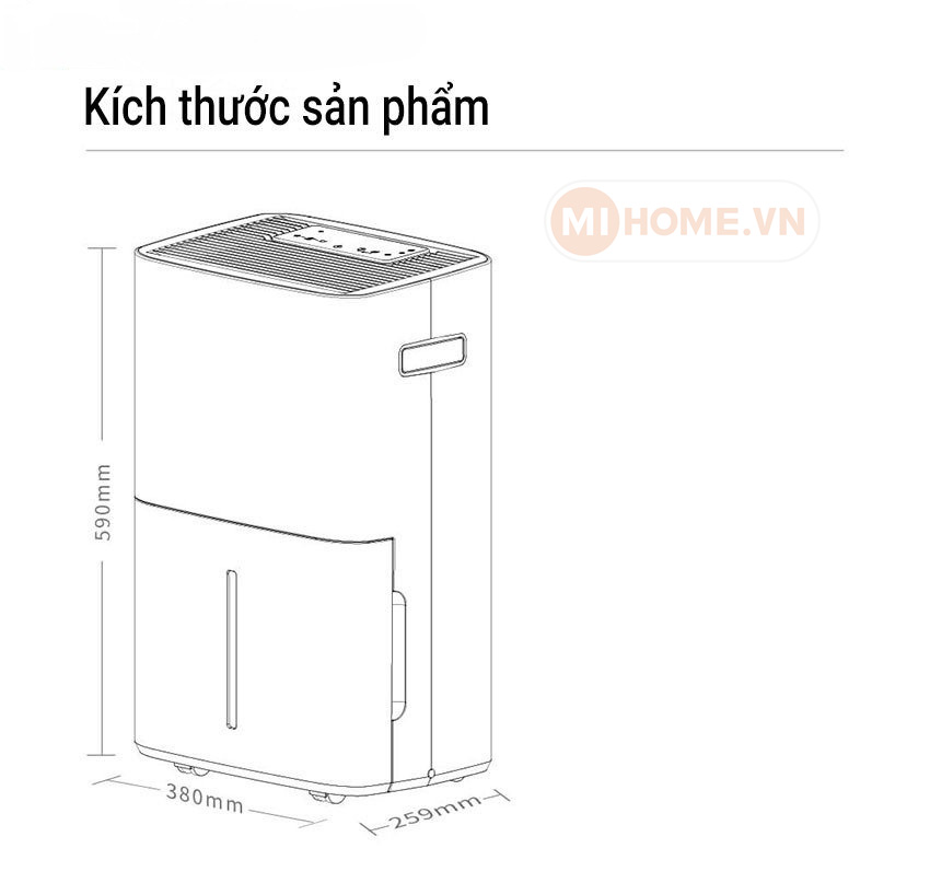 Máy hút ẩm thông minh New Widetech 30L - Bản Quốc tế chính hãng 34 12