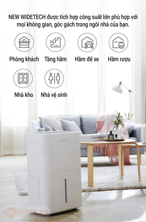 Máy hút ẩm thông minh New Widetech 30L - Bản Quốc tế chính hãng 5 3