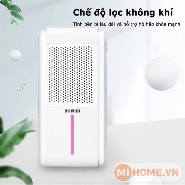 Máy Phun Sương - Tạo Ẩm - Lọc Không Khí 1L BOMIDI UH02 3 trong 1 5 Máy Phun Sương – Tạo Ẩm – Lọc Không Khí 1L BOMIDI UH02 3 trong 1