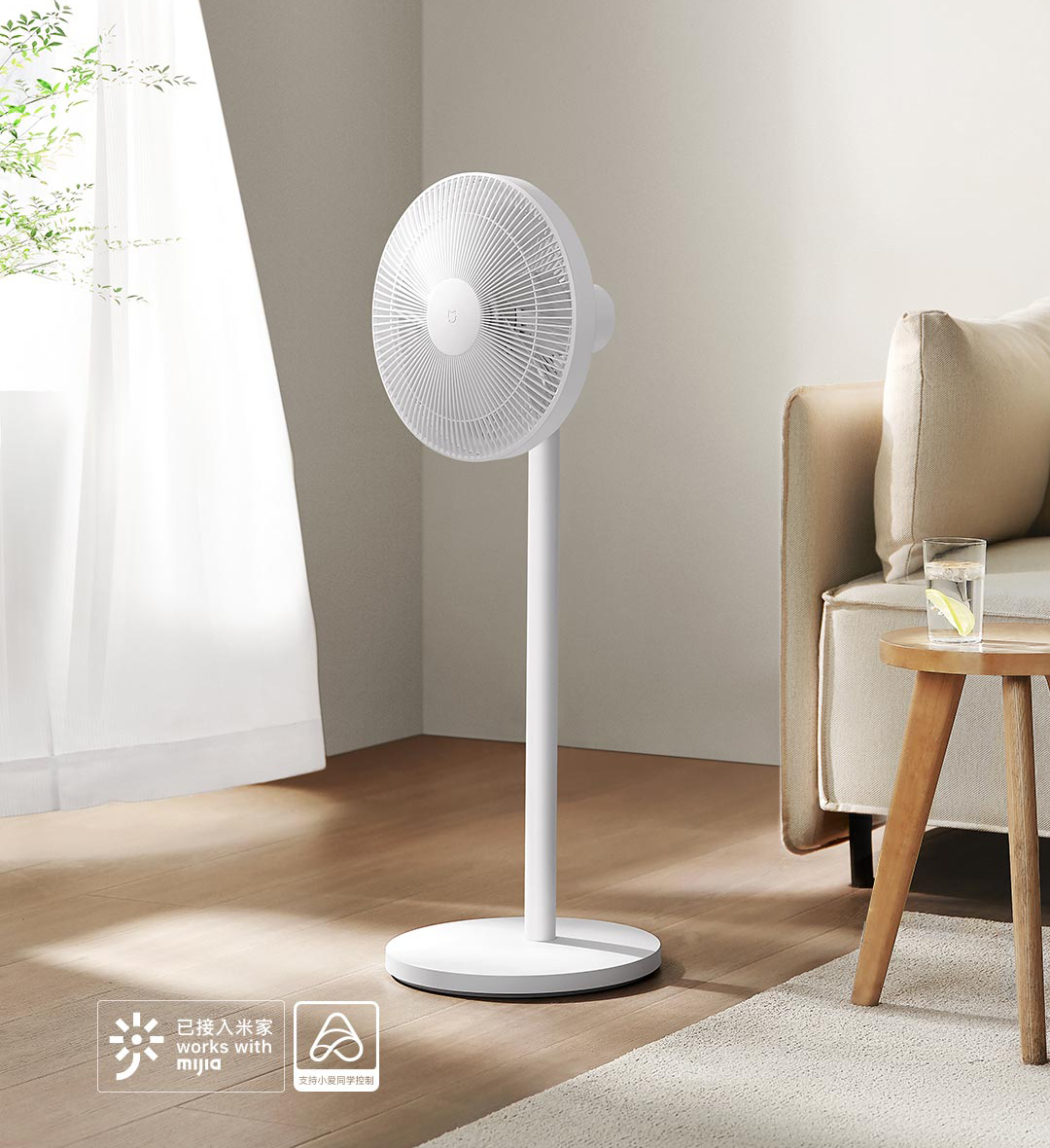 Quạt Thông Minh Xiaomi Mijia DC 1X (sạc cổng Type C) 12 quat dung dc inverter xiaomi 1x 3