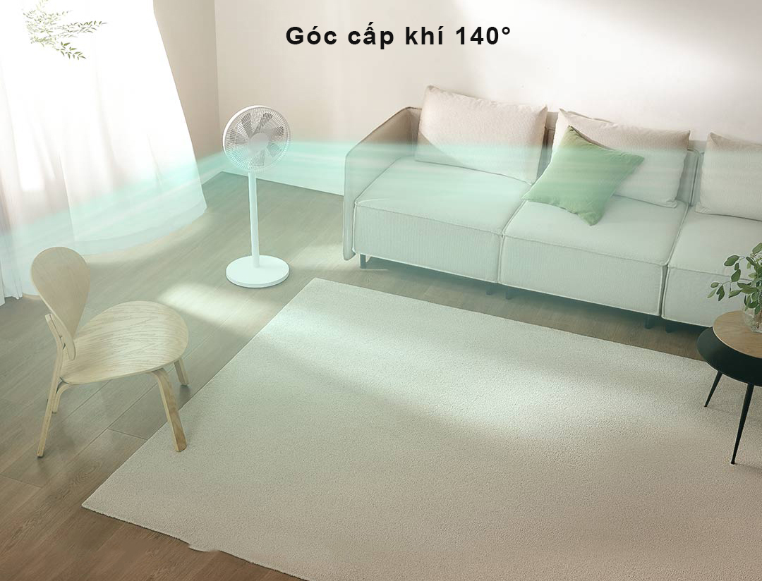 Quạt Thông Minh Xiaomi Mijia DC 1X (sạc cổng Type C) 14 quat dung dc inverter xiaomi 1x 4