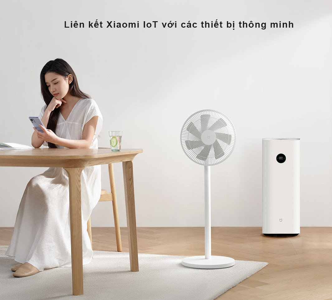 Quạt Thông Minh Xiaomi Mijia DC 1X (sạc cổng Type C) 18 quat dung dc inverter xiaomi 1x 7