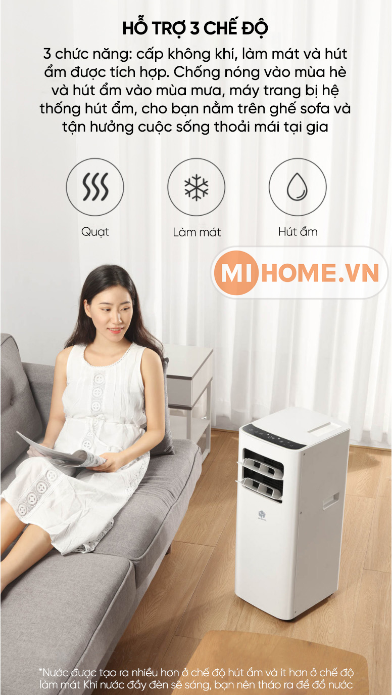 Điều hòa di động Xiaomi New Widetech KY-25EAW1 15 dieu hoa di dong new widetech 7 1