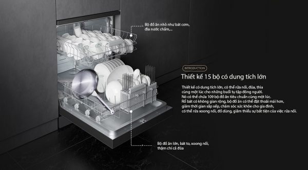 Máy rửa bát thông minh 15 bộ Xiaomi Mijia S1