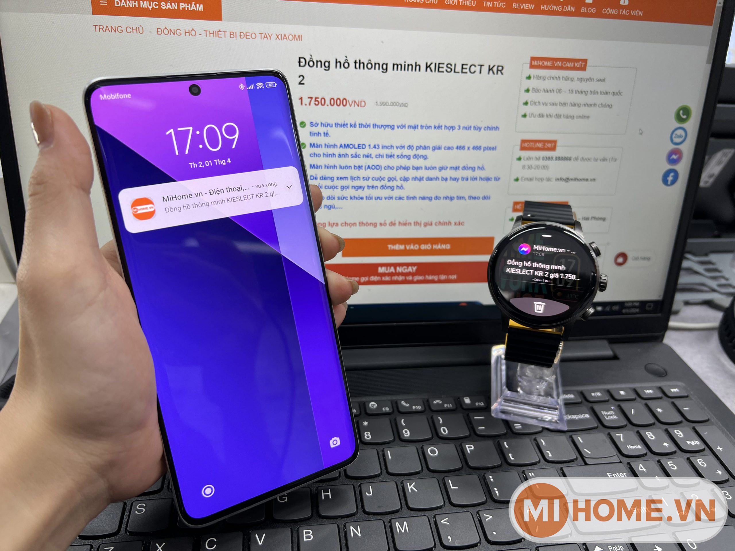 Hướng dẫn kết nối đồng hồ thông minh KIESLECT KR 2 16 z5305649077690 4f99ffe028183ffbf9312143388993e0 scaled