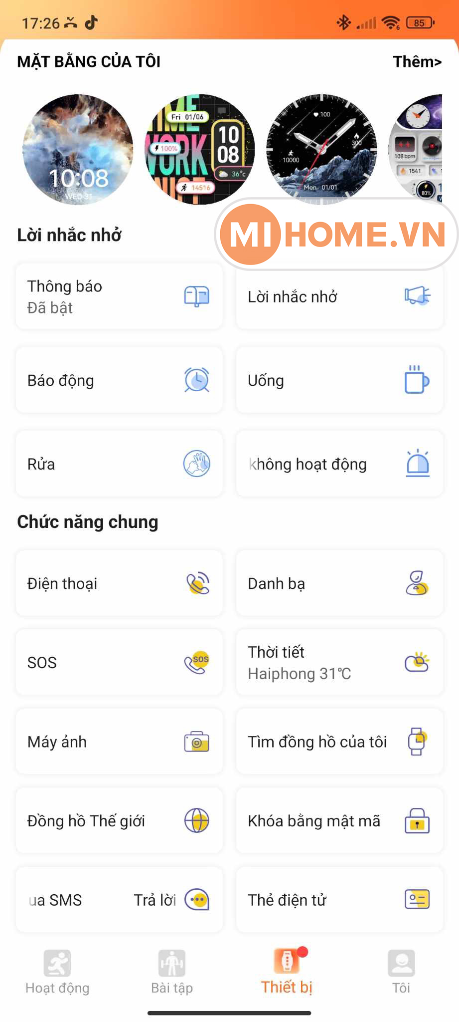 Hướng dẫn kết nối đồng hồ thông minh KIESLECT KR 2 13 z5305702905941 d8aba7c0bac62aa4fb1a2e15a53d10a1