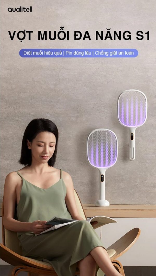 Vợt Bắt Muỗi Cầm Tay Xiaomi Qualitell S1 ZSS210903