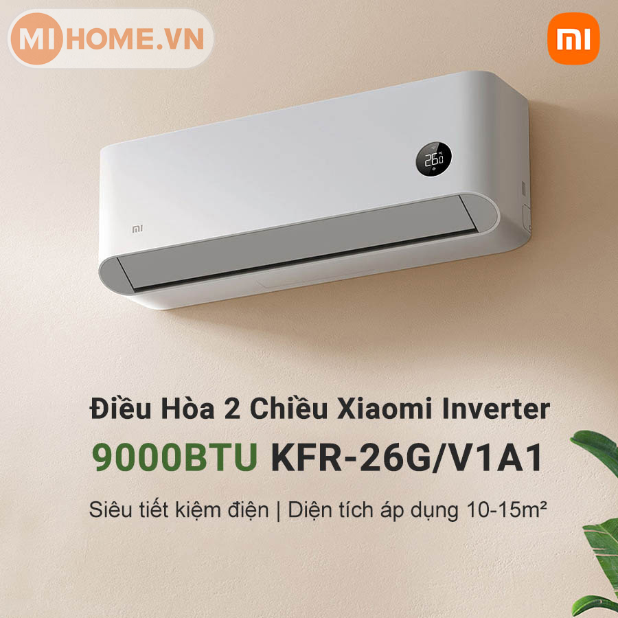 Dieu hoa 2 chieu Xiaomi Inverter 9000BTU KFR 26GV1A1 1 1