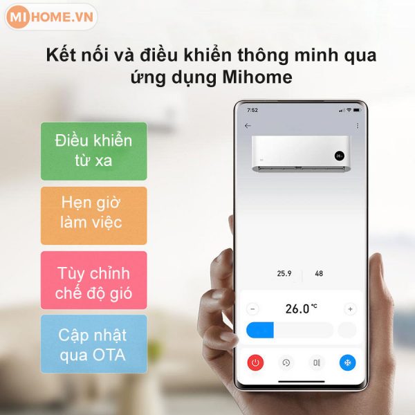 Điều Hòa Hai Chiều Xiaomi Inverter KFR-50GW/N2A1 (18000BTU) 2HP