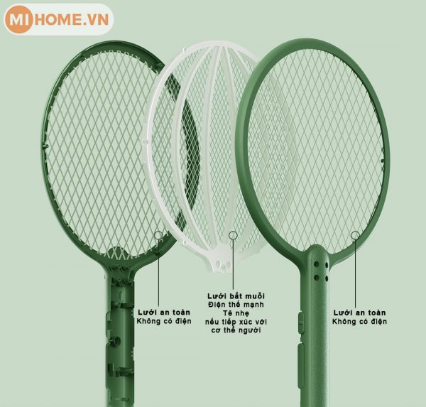 Vợt bắt muỗi Qualitell C1 ZSC210902 8 Vợt bắt muỗi Qualitell C1 ZSC210902