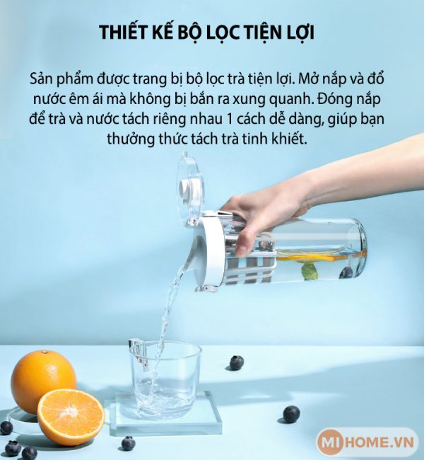 Bình nước Xiaomi Tritan 600ml SJ010501X