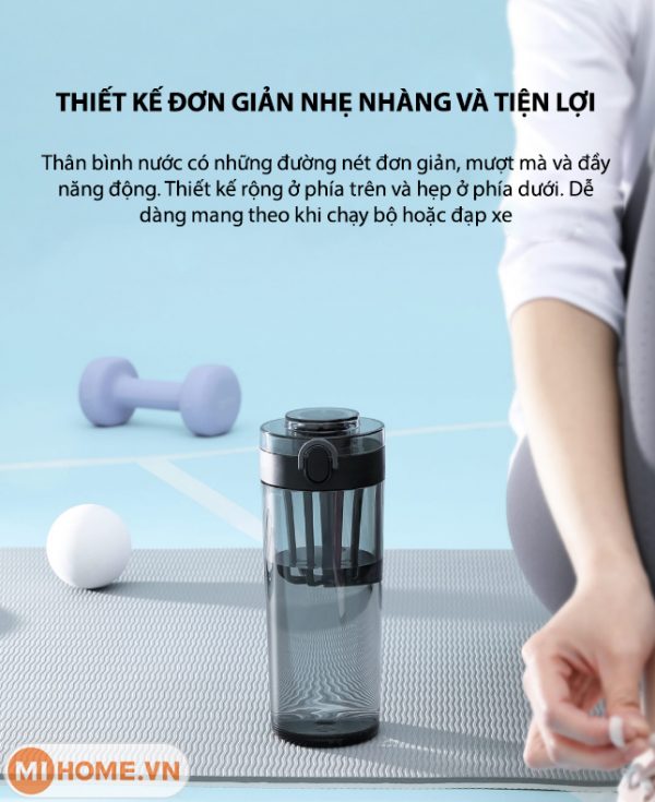 Bình nước Xiaomi Tritan 600ml SJ010501X