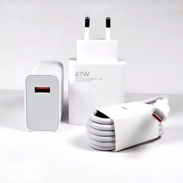 Bộ sạc Xiaomi 67W Chính hãng (USB-A to C)