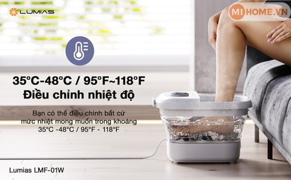 Bồn ngâm chân massage Lumias LMF-01W