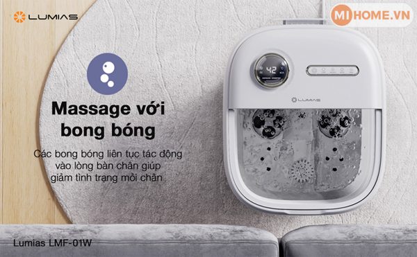 Bồn ngâm chân massage Lumias LMF-01W
