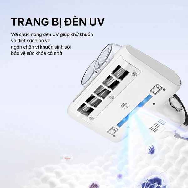Máy hút bụi đệm giường AQUA AQS-CMP105R(W)-VN