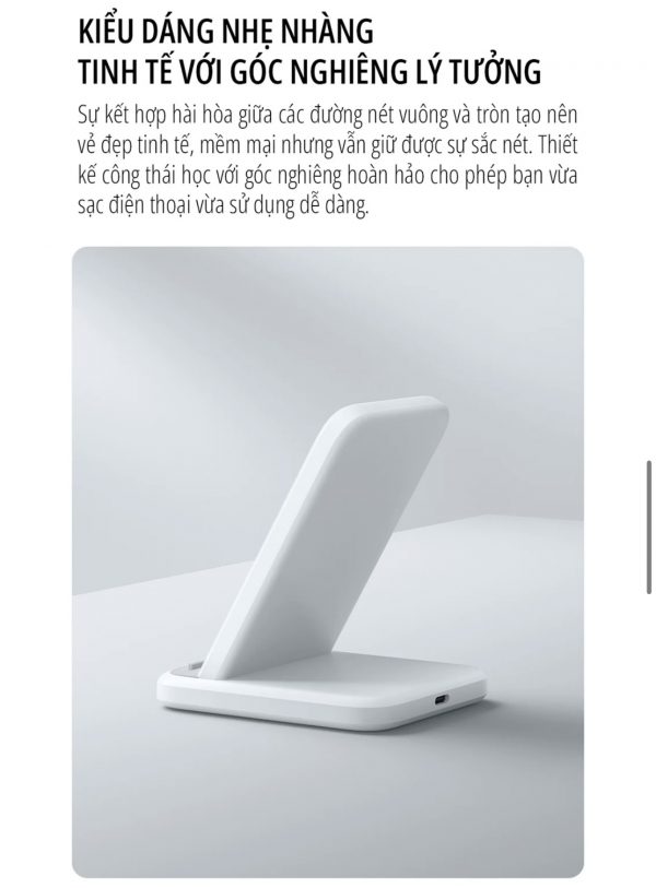 Đế Sạc Không Dây Xiaomi 30W MDY-17-EM