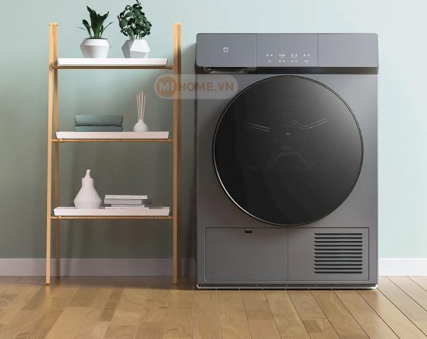 Máy sấy quần áo Xiaomi Mijia MJ102S ( 100MJ102S) Titanium – công suất lớn 10kg, khử trùng UVC, sấy bơm nhiệt