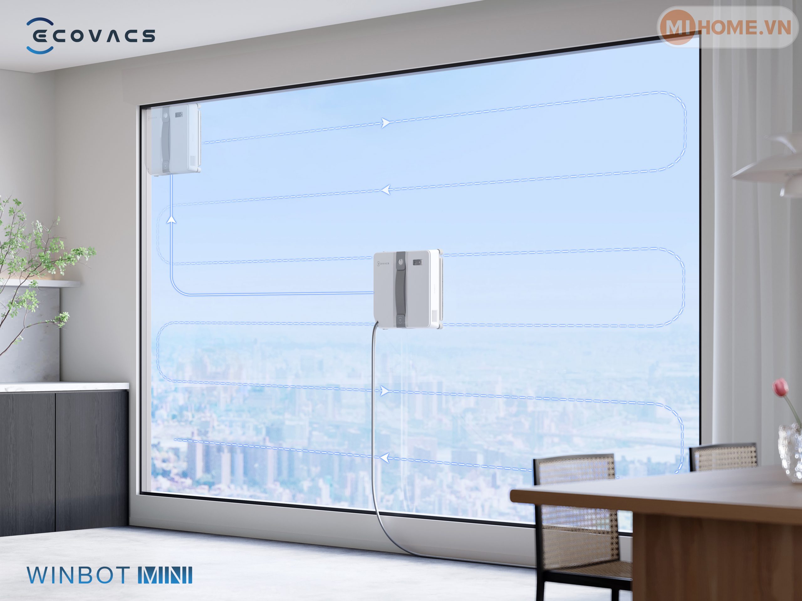 Robot lau kính Ecovacs Winbot Mini 44 13 scaled