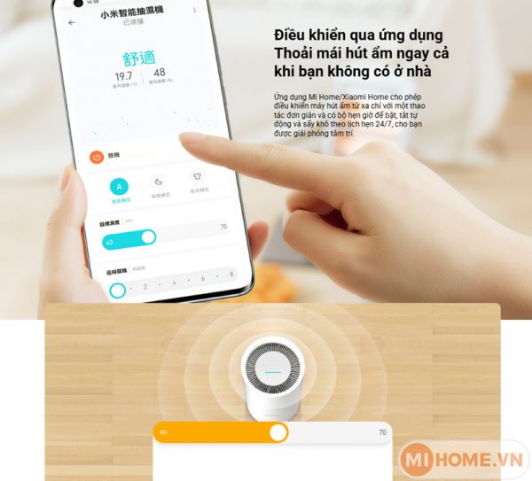 Máy hút ẩm thông minh Xiaomi 22L