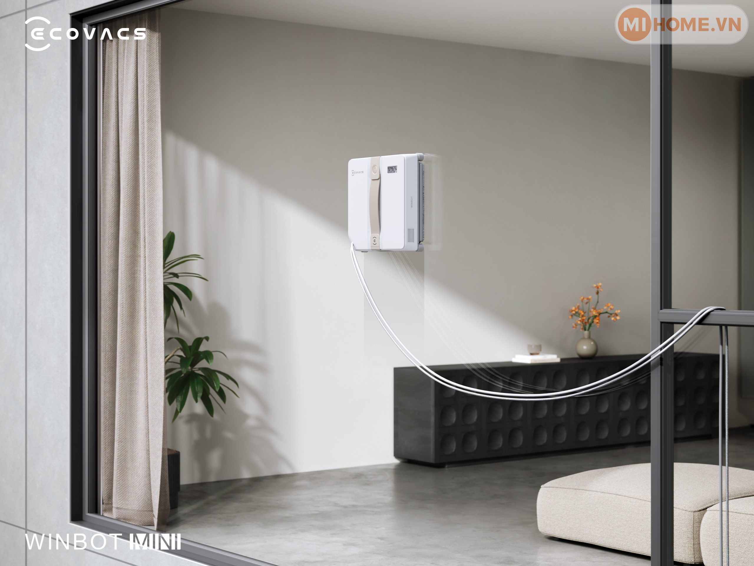 Robot lau kính Ecovacs Winbot Mini 40 b scaled