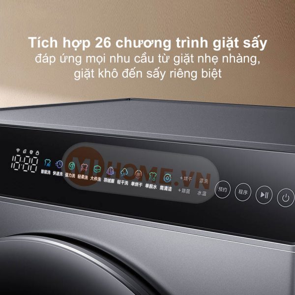 Máy giặt sấy Xiaomi Mijia MJ108 – Giặt 10kg sấy 7kg, Model 2025 9 Máy giặt sấy Xiaomi Mijia MJ108 – Giặt 10kg sấy 7kg, Model 2025