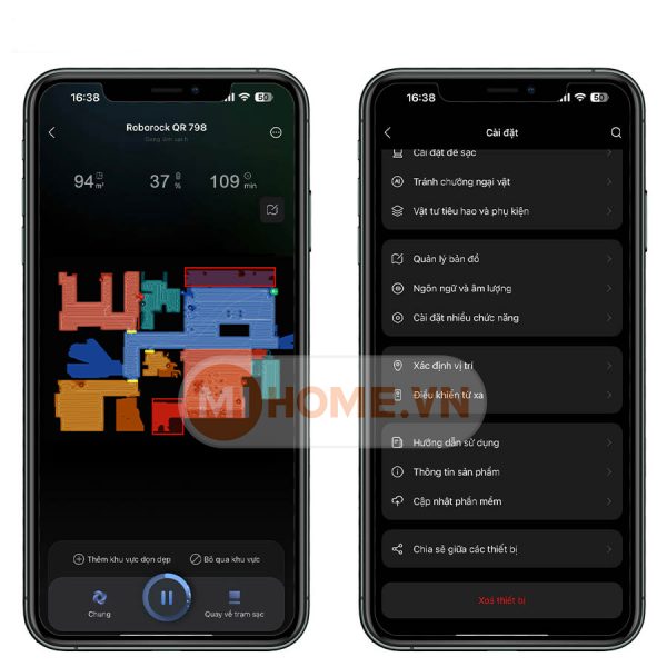 Robot hút bụi lau nhà Roborock QR 798