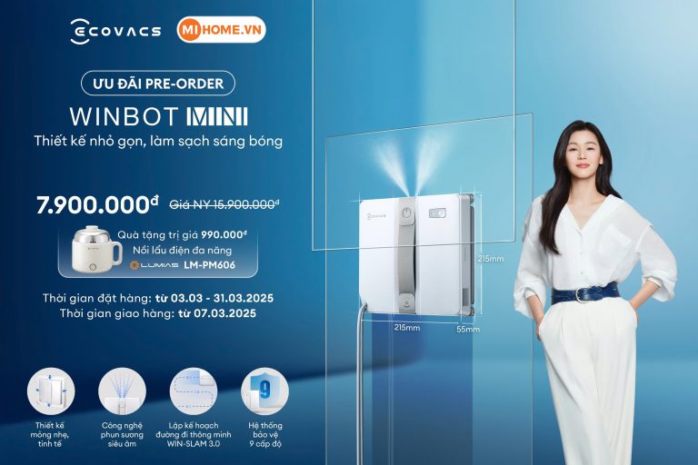 WINBOT MINI – “TRỢ LÝ LÀM SẠCH” THẾ HỆ MỚI, RA MẮT GIÁ SỐC!