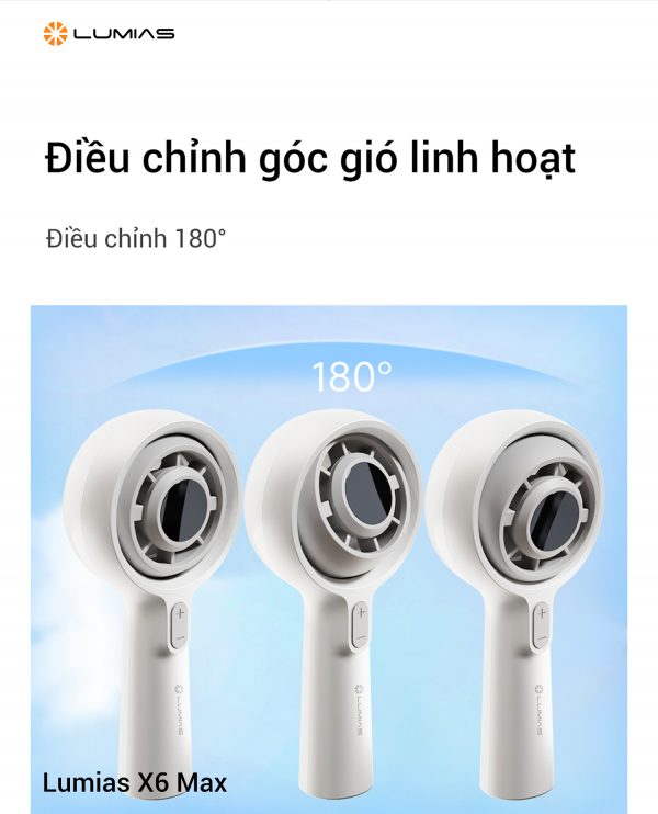 Quạt cầm tay Lumias X6 Max