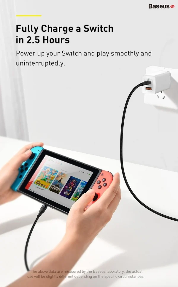 Dây sạc 2 đầu C to C+Lightning 100W Baseus  Flash 3