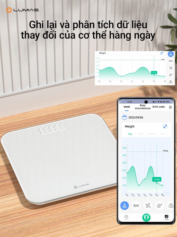 Cân điện tử Lumias Scale G25 5 Cân điện tử Lumias Scale G25