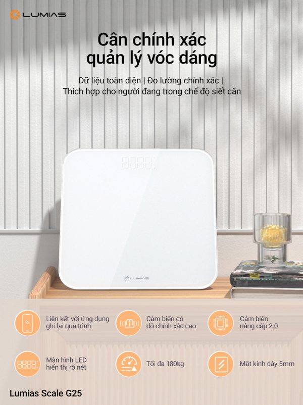 Cân điện tử Lumias Scale G25 7 Cân điện tử Lumias Scale G25