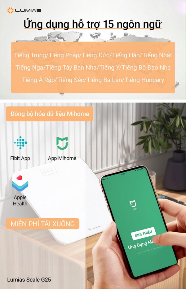 Cân điện tử Lumias Scale G25 6 Cân điện tử Lumias Scale G25