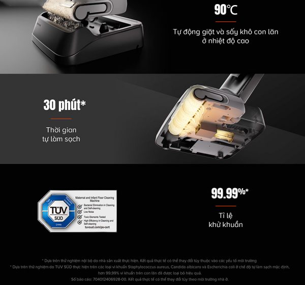 Máy hút bụi lau nhà cầm tay Roborock F25 RT