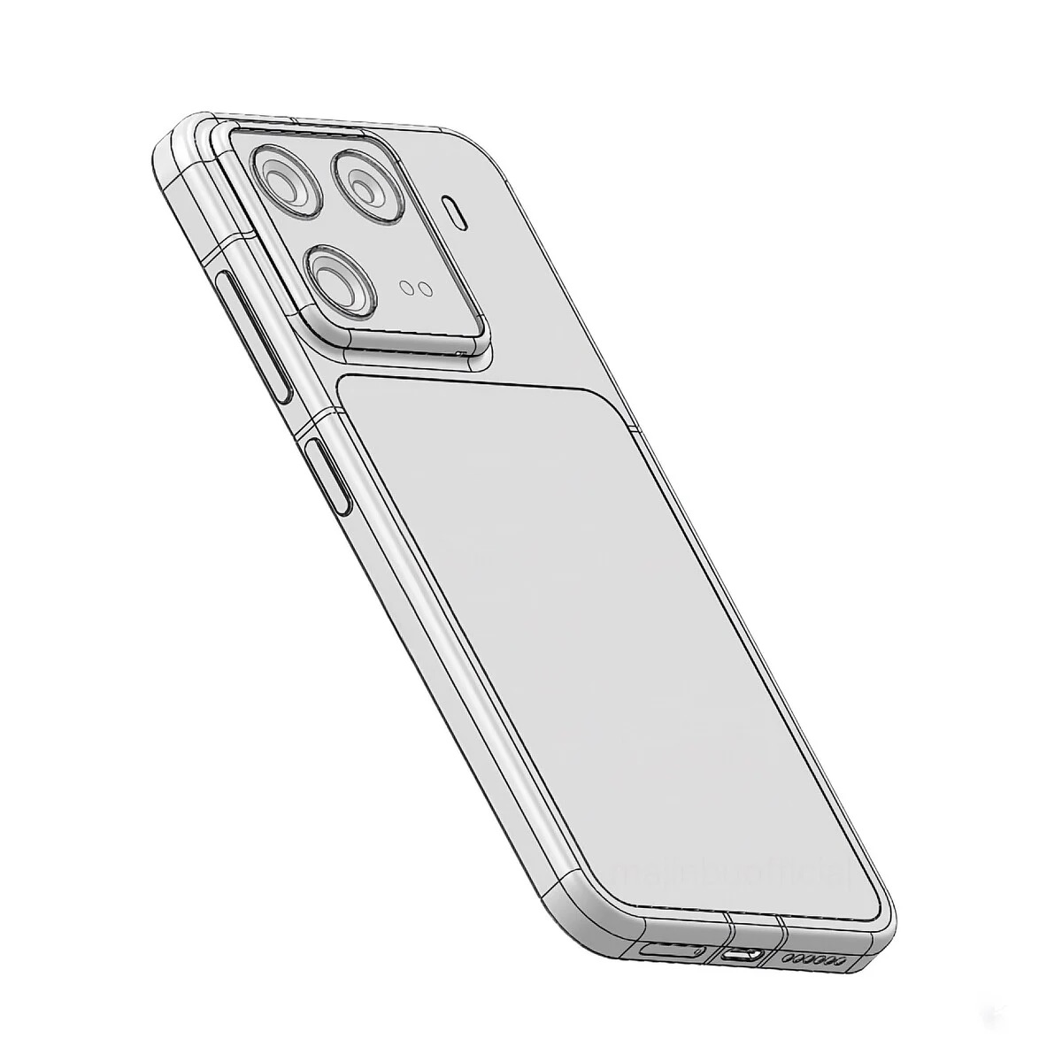 Xiaomi 16 hé lộ thiết kế lạ mắt: Mặt lưng hai tông màu, hiệu năng "thét ra lửa" với Snapdragon 8 Elite Gen 2 2 xiaomi 16 renders and cads 2 17477958801472105059581 1747803160173 17478031603331840346134