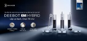 Ecovacs Deebot X5 Hybrid – Siêu robot lau hút đỉnh cao, làm sạch không góc chết