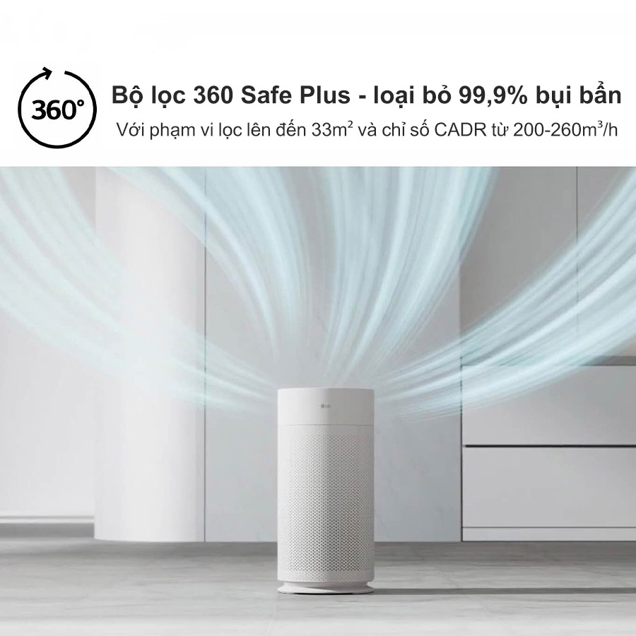 Máy lọc không khí LG PuriCare Aero Hit AS35GGW10.ABAE 5 Máy lọc không khí LG PuriCare Aero Hit AS35GGW10.ABAE