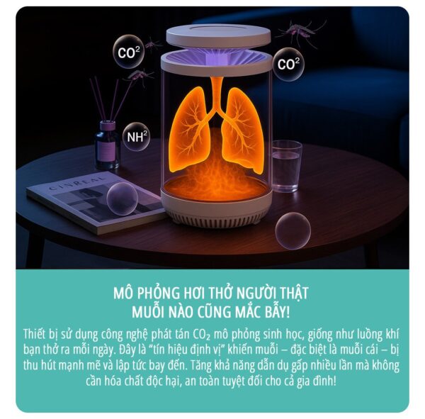 Máy bắt muỗi thông minh miLife K5P