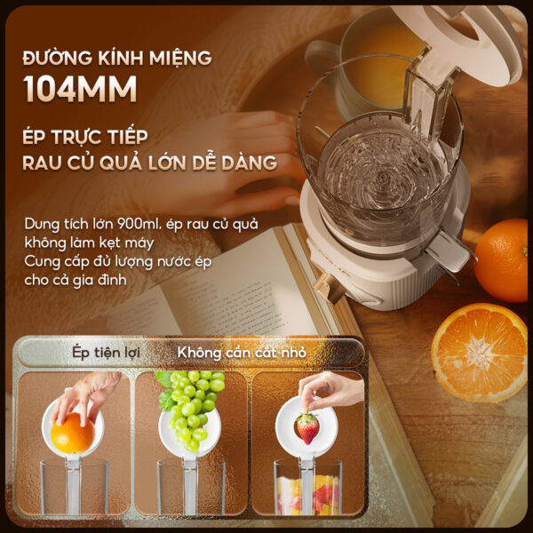 Máy ép chậm AQUA AQS-JSJ0901RW-VN