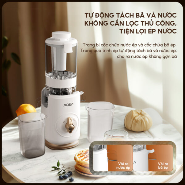 Máy ép chậm AQUA AQS-JSJ0901RW-VN