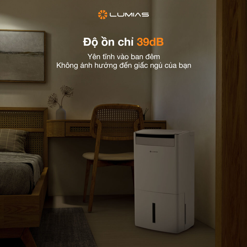Máy hút ẩm kiêm lọc không khí Lumias D6S 26L - Kết nối điều khiển thông minh qua app Mi Home
