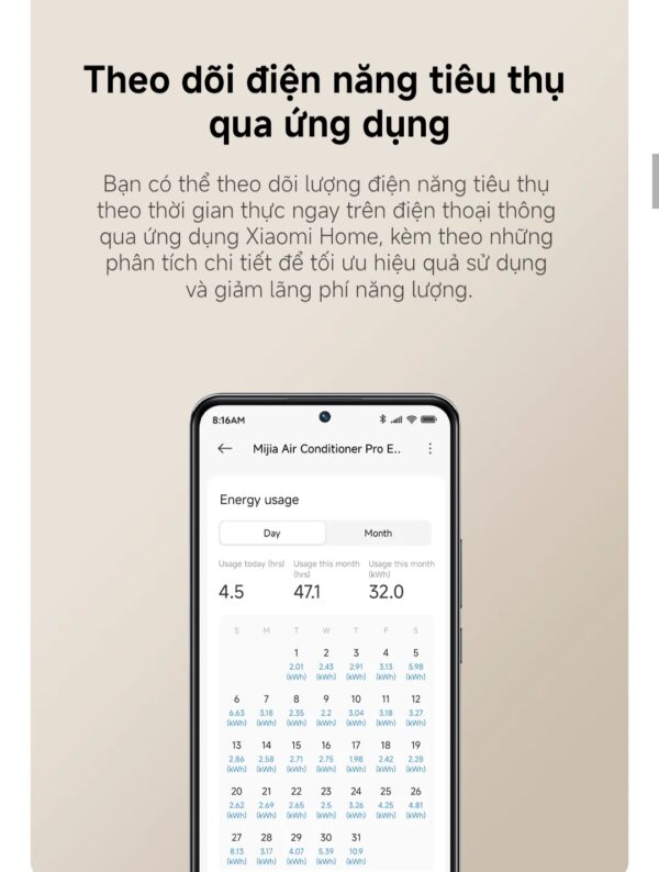 Điều hòa hai chiều Mijia Air Conditioner Pro Eco Inverter 1.5 HP 6 IMG 20250928 172411